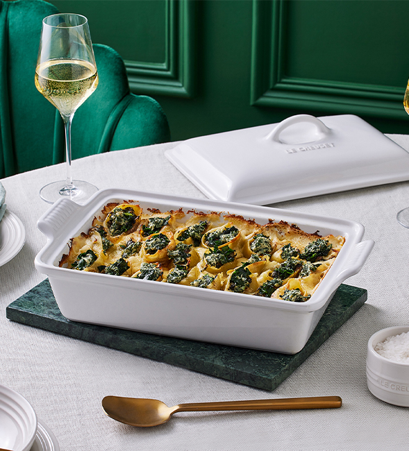 Spinach and Ricotta Conchiglioni